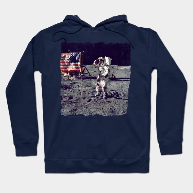 Moon Landing Hoodie by vladocar